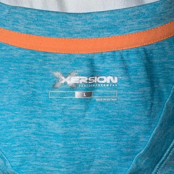 Xersion Performancewear | V Neck Short Sleeve Heathered Workout Gym Top T Shirt - Picture 6 of 11